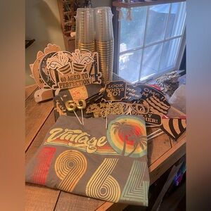 60th Birthday party Decorations Photo-booth accessories 1964